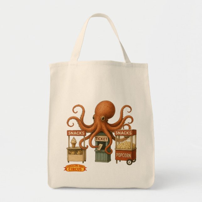 Bolsa Tote Otto’s circus snack shack (Frente)