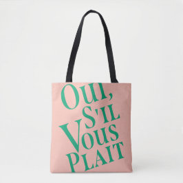 Bolsa Tote Oui, vous plait