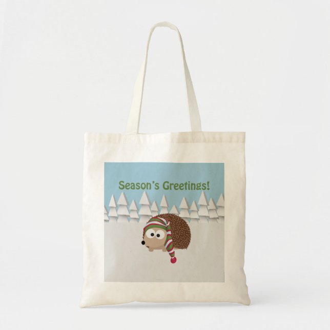 Bolsa Tote Ouriço dos cumprimentos da estação (Frente)