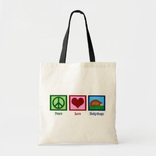Bolsa Tote Ouriços do amor da paz