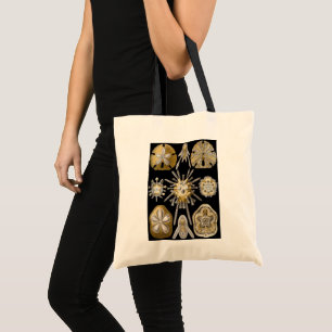 Bolsa Tote Ouriços-do-mar dos dólares de areia do vintage p