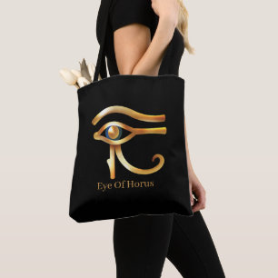 Bolsa Tote Ouro Chic Eye Of Horus , hieróglifos Egípcios