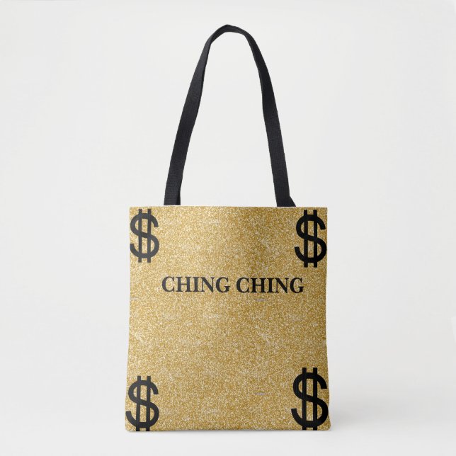 Bolsa Tote Ouro Chings (Frente)
