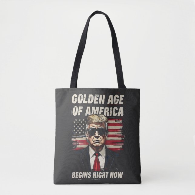 Bolsa Tote Ouro da América começou agora (Frente)