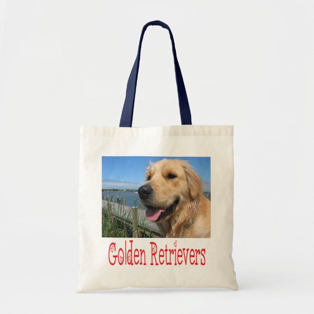 Bolsa Tote Ouro De Amor, Cachorro Cachorro Canvas (Frente)