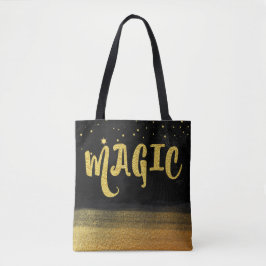 Bolsa Tote Ouro do *~* & boas impressões mágicas na moda