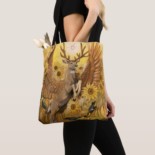 Bolsa Tote Ouro Feilds Mule Deer (Close Up)