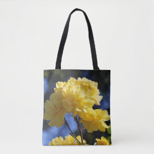Bolsa Tote Ouro Flores Bonito Rosas Foto Cuta