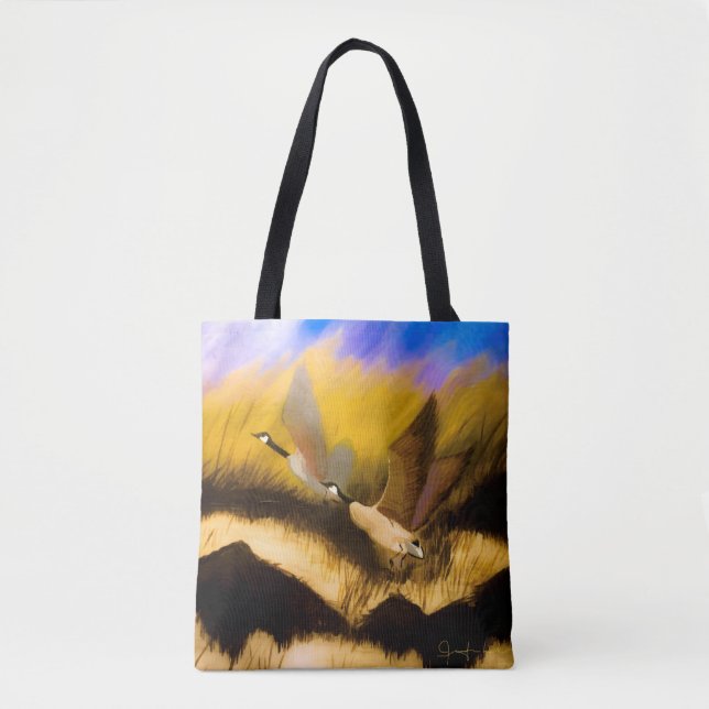 Bolsa Tote Ouro Geese (Frente)