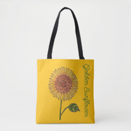 Bolsa Tote Ouro Girassol