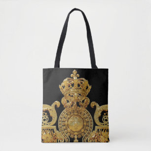 Bolsa Tote Ouro isolado do castelo de Versalhes - França