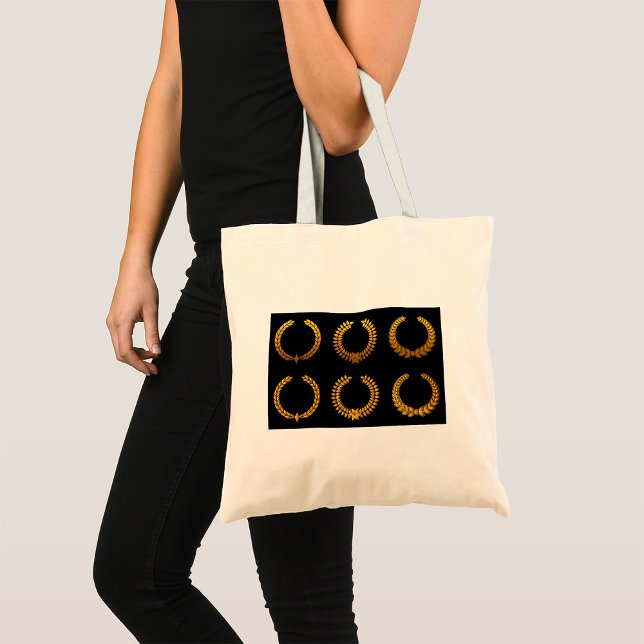 Bolsa Tote Ouro Laurel Wreouts Tote Bag (Criador carregado)
