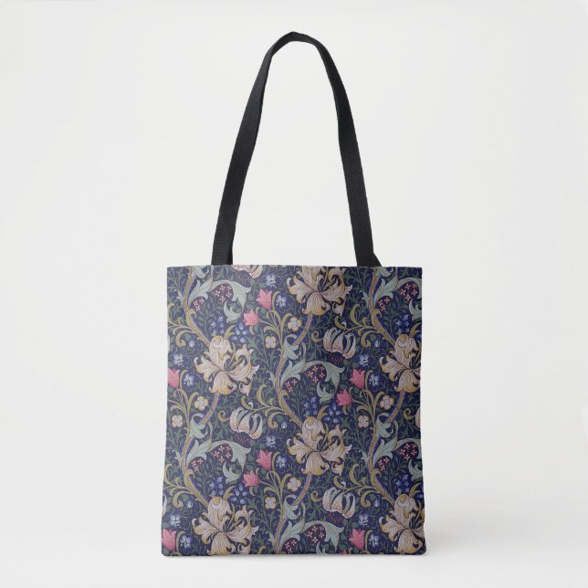 Bolsa Tote Ouro Lily, William Morris (Frente)