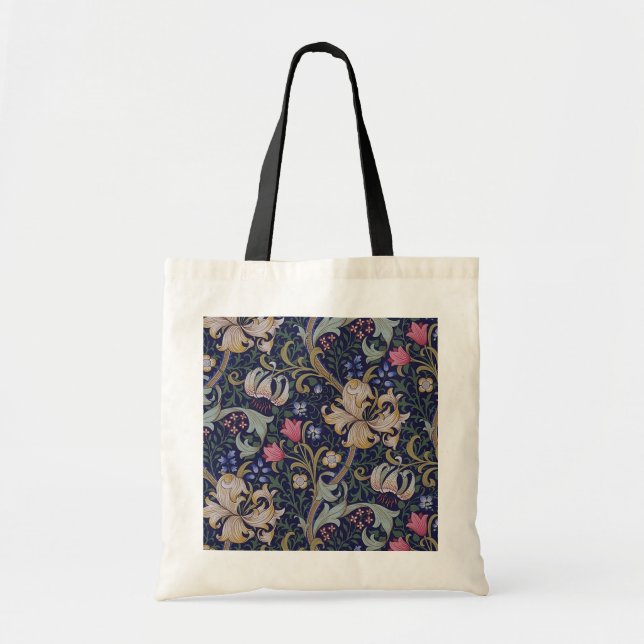 Bolsa Tote Ouro Lily, William Morris (Frente)