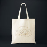 Bolsa Tote Ouro para caligrafia moderna Mãe da Noiva<br><div class="desc">Uma mãe eterno e elegante da bolsa de presentes da noiva,  com um roteiro de caligrafia refinado em um passado clássico,  perfeito para uma celebração formal e sofisticada de casamento. Para personalização ou outros produtos com este design,  por favor,  sinta-se à vontade para entrar em contato comigo.</div>
