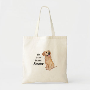 Bolsa Tote Ouro Retriever Meu Melhor Nome Personalizado
