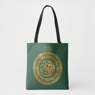 Bolsa Tote Ouro Targaryen Crest