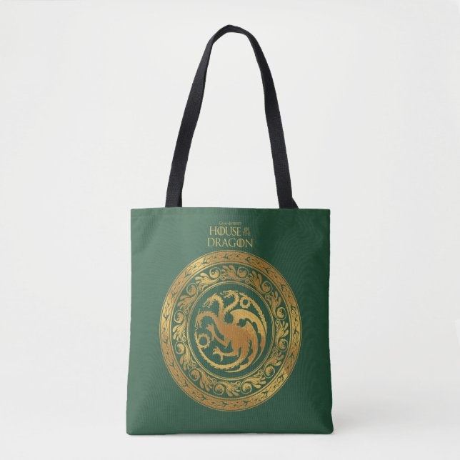 Bolsa Tote Ouro Targaryen Crest (Frente)