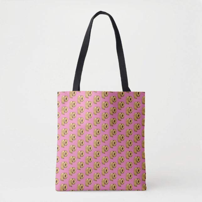 Bolsa Tote Ouro Toilet Paper (Frente)