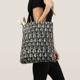 Bolsa Tote Ouros, padrão de joias gemstone