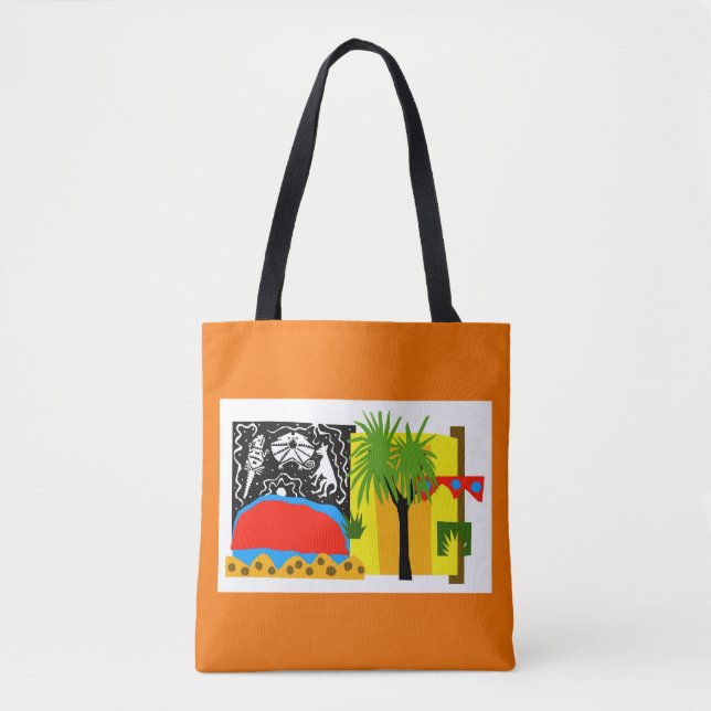 Bolsa Tote Outback Uluru - Deserto australiano - (Frente)