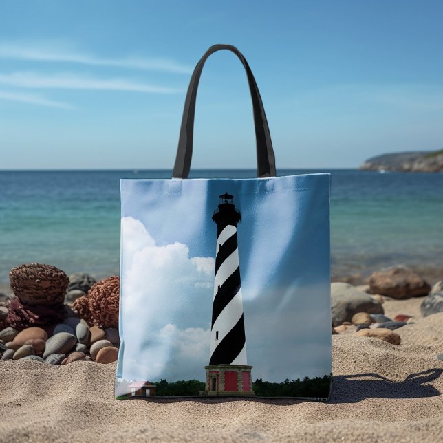 Bolsa Tote Outer Banks Cape Hatteras Lighthouse (Criador carregado)