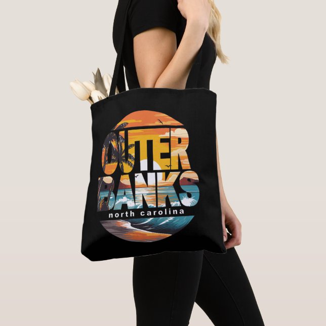 Bolsa Tote Outer Banks na Carolina do Norte (Close Up)