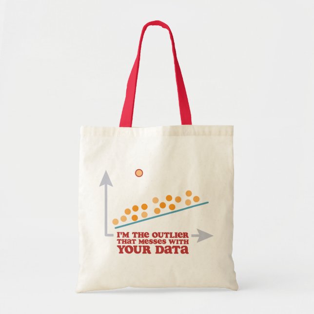 Bolsa Tote Outlier das estatísticas (Frente)