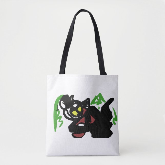 Bolsa Tote Outono de lobo gentil (Frente)