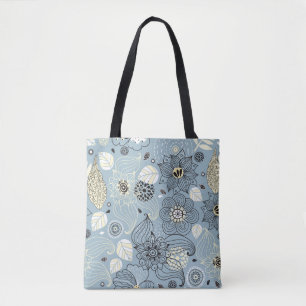 Bolsa Tote outono Floral: Design de sazonal Elegante