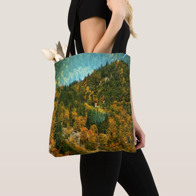 Bolsa Tote Outono nas montanhas...... (Close Up)