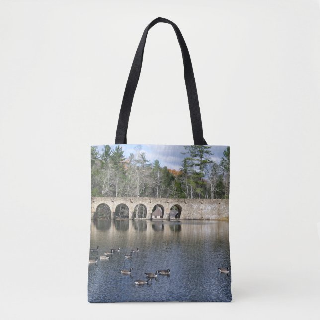 Bolsa Tote Outono no lago Byrd (Frente)