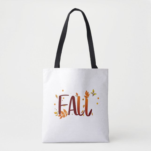 Bolsa Tote outono/outono/Folhas (Frente)