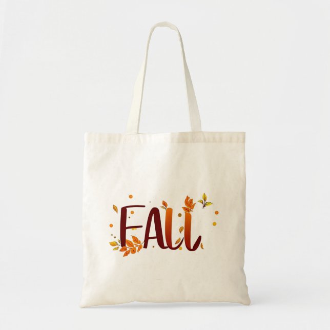 Bolsa Tote outono/outono/Folhas (Frente)