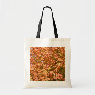 Bolsa Tote Outono Queda Laranja e Amarelo Deixa Natureza Russ