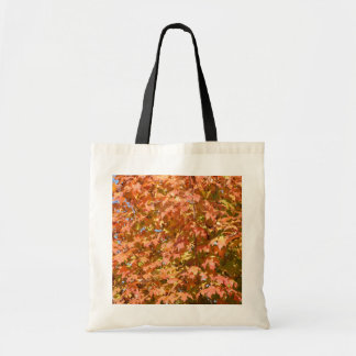 Bolsa Tote Outono Queda Laranja e Amarelo Deixa Natureza Russ
