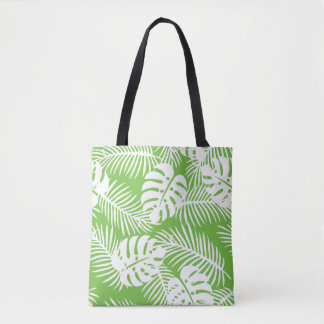 Bolsa Tote outono tropical, padrões de folhas de verão