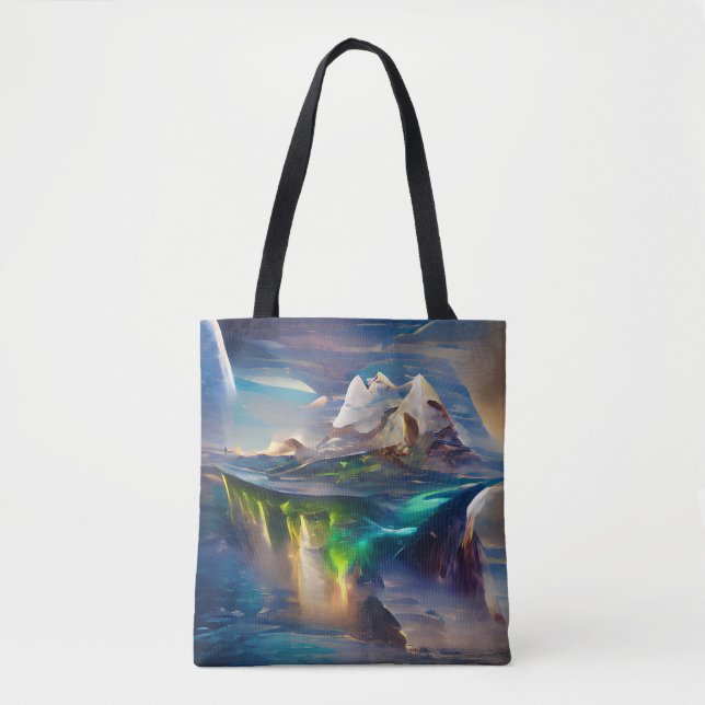 Bolsa Tote Outra Terra Gelo E Mar (Frente)