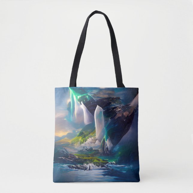 Bolsa Tote Outra Terra Viva nas Nuvens (Frente)