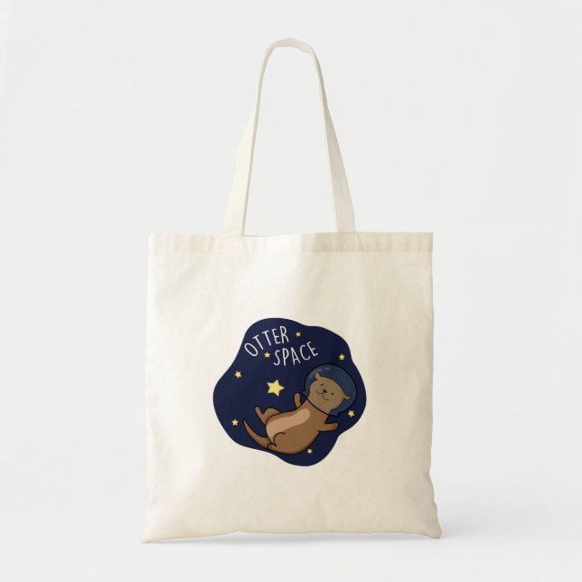 Bolsa Tote Outro Astronauta Engraçado do Espaço (Frente)