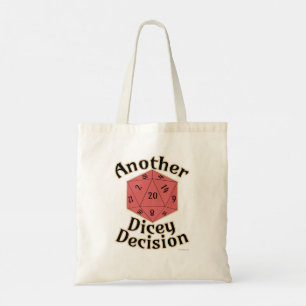 Bolsa Tote Outro Slogan Dicey Decision Boardgame