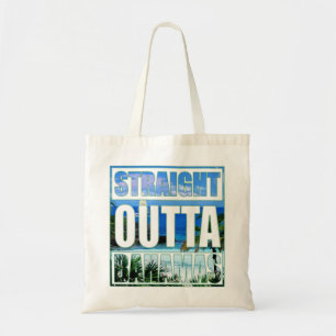 Bolsa Tote Outta reto Bahamas
