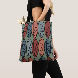Bolsa Tote Ovais abstrato