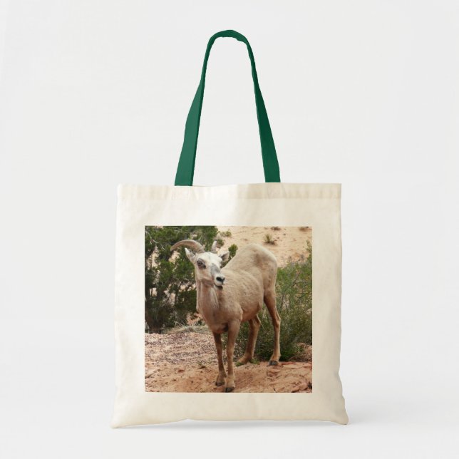Bolsa Tote Ovelha Engraçada no Parque Nacional do Zion (Frente)
