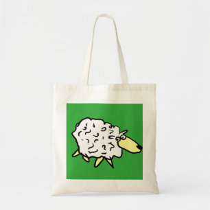 Bolsa Tote Ovelhas Divertidas em Estilo de Desenho Animado