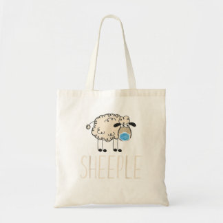 Bolsa Tote Ovelhas ovelhas vestem camiseta engraçada