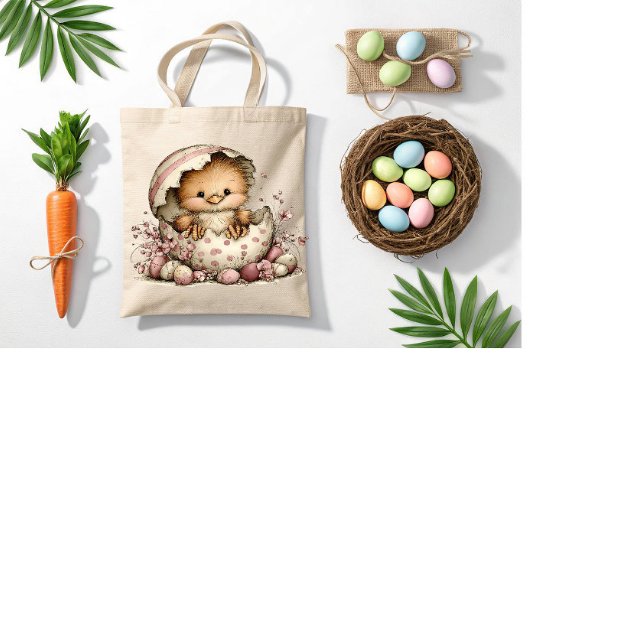 Bolsa Tote Ovo do Coelho de Páscoa (Criador carregado)