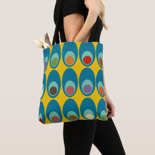 Bolsa Tote Ovos Azuis Modernos Do Século médio