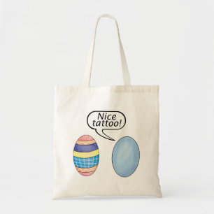 Bolsa Tote Ovos da páscoa agradáveis do tatuagem