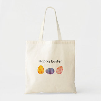 Bolsa Tote Ovos de Páscoa Pastéis Divertidos Feliz Páscoa